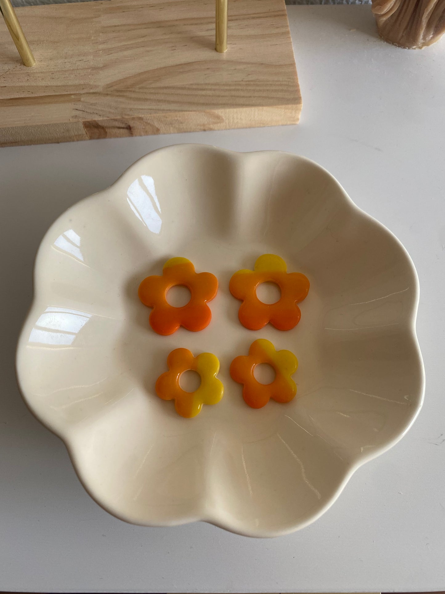 Fleurs interchangeables dégradés