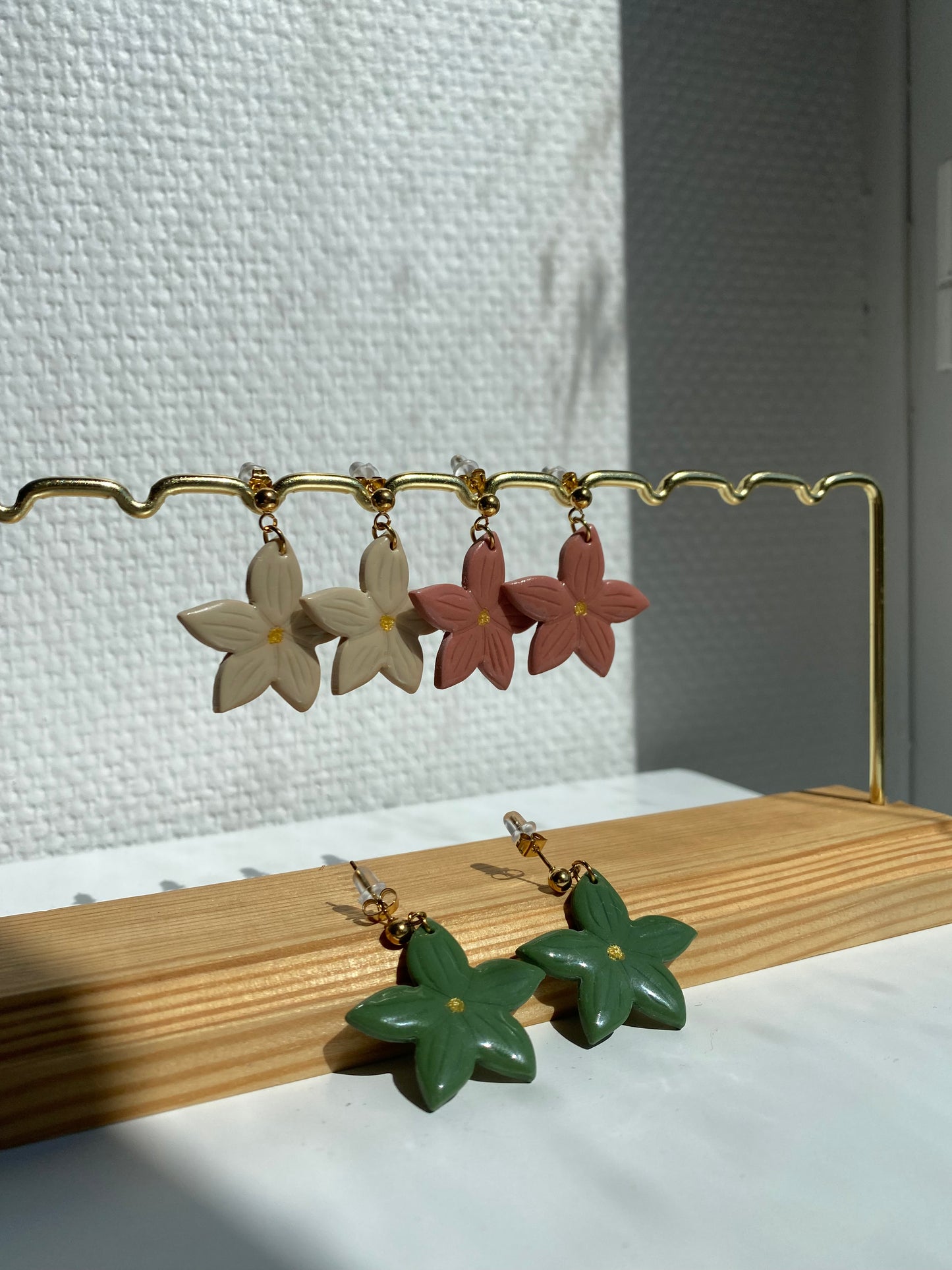Aude I Boucles d'oreilles fleurs