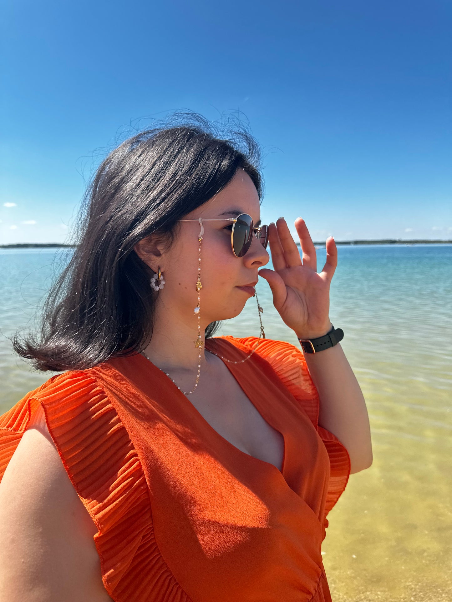 Summer | Chaîne de lunettes multi breloques