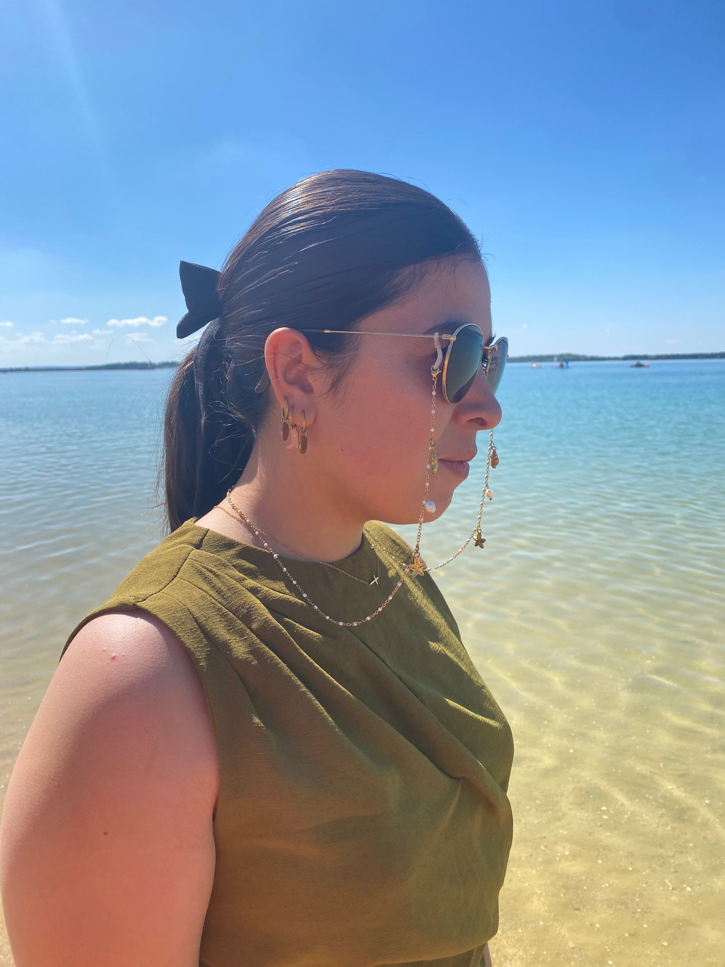 Summer | Chaîne de lunettes multi breloques