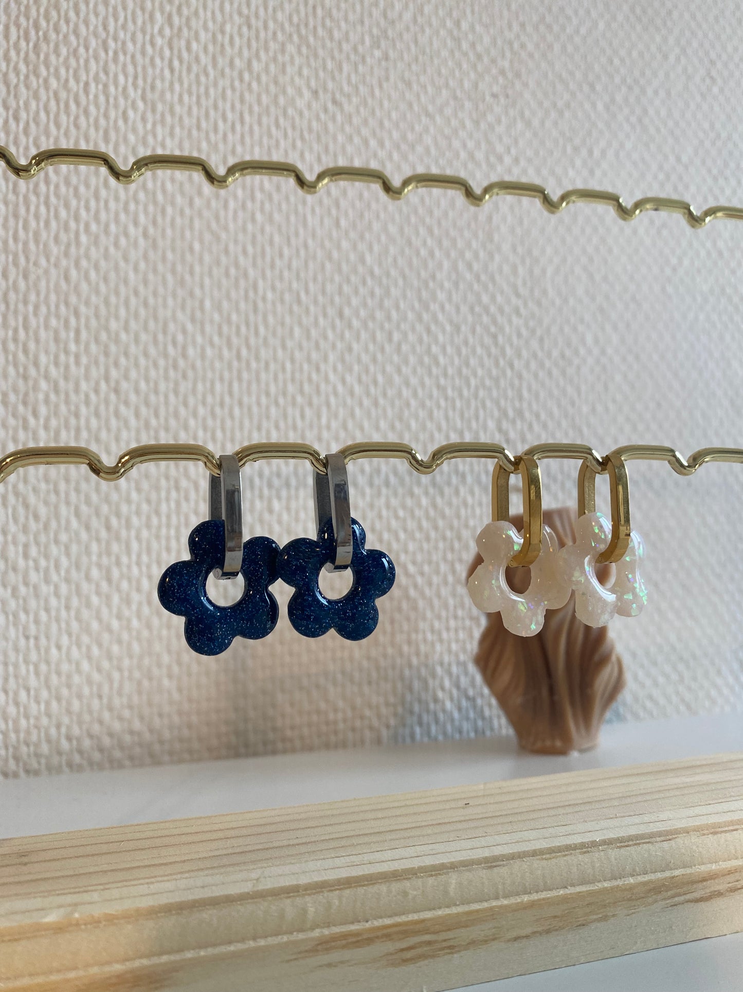 Candice I fleurs interchangeables ( sans créoles )