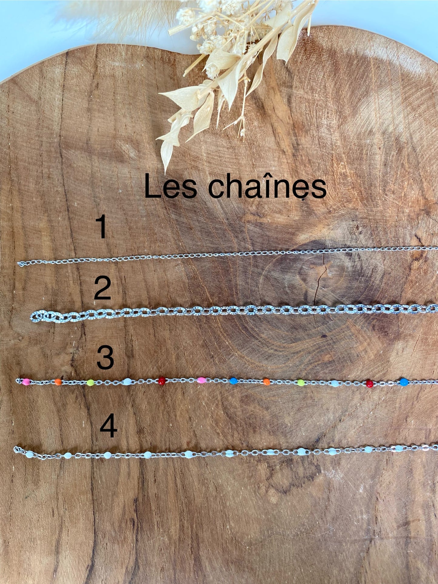 Lira I Collier personnalisé argenté 1 charm