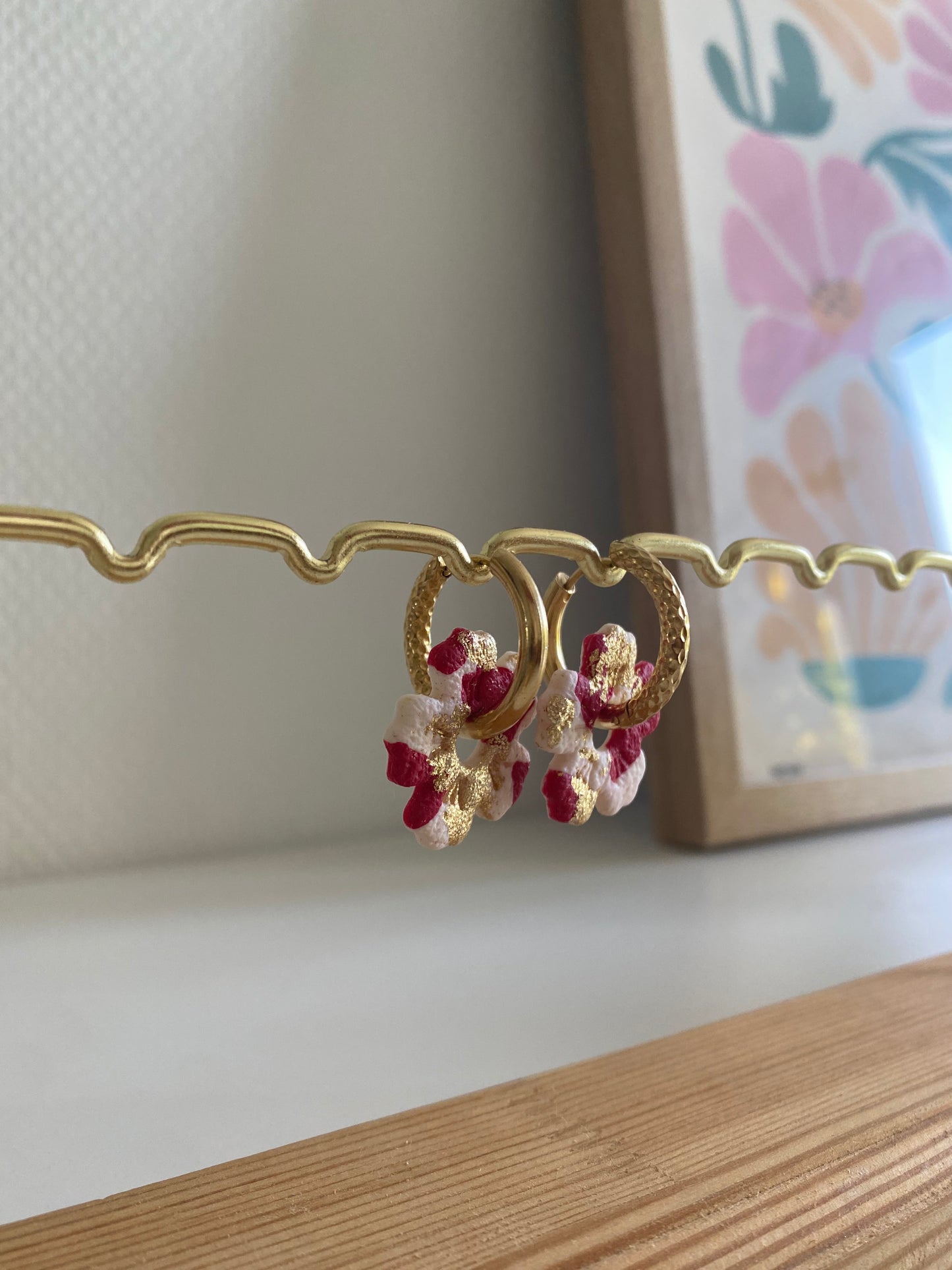 Thalia | fleurs interchangeables ( vendues sans créoles, paire unique )