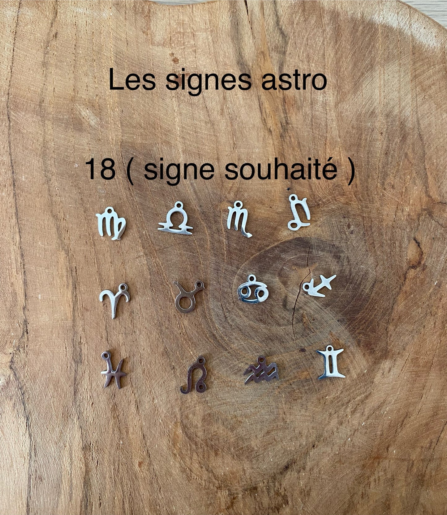 Simbolico I Collier personnalisé multicharm argenté