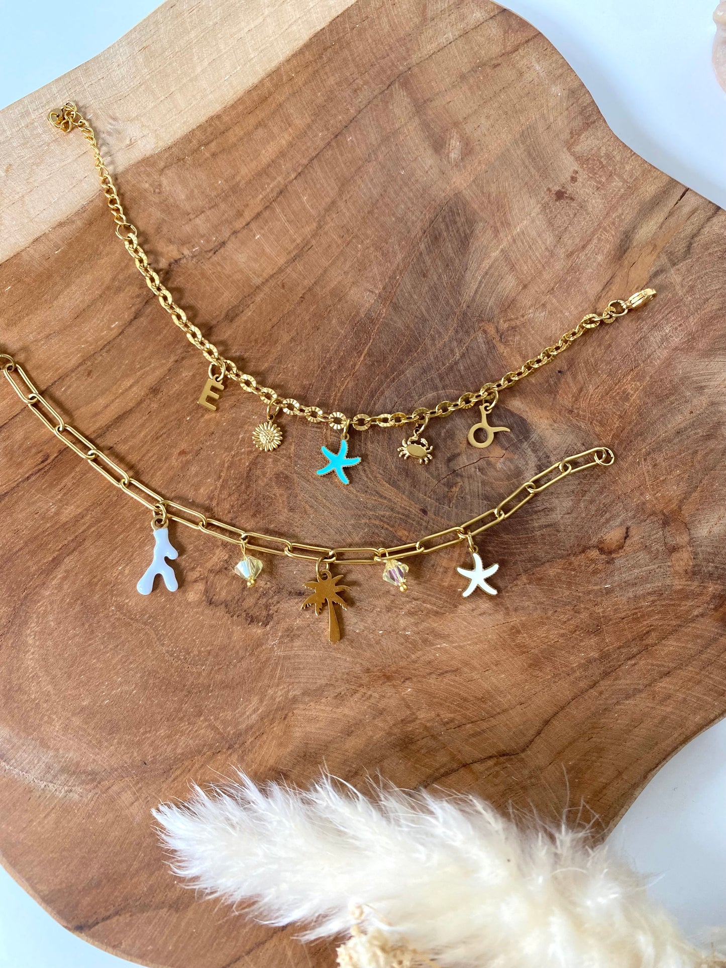 Unica | Bracelet personnalisé doré