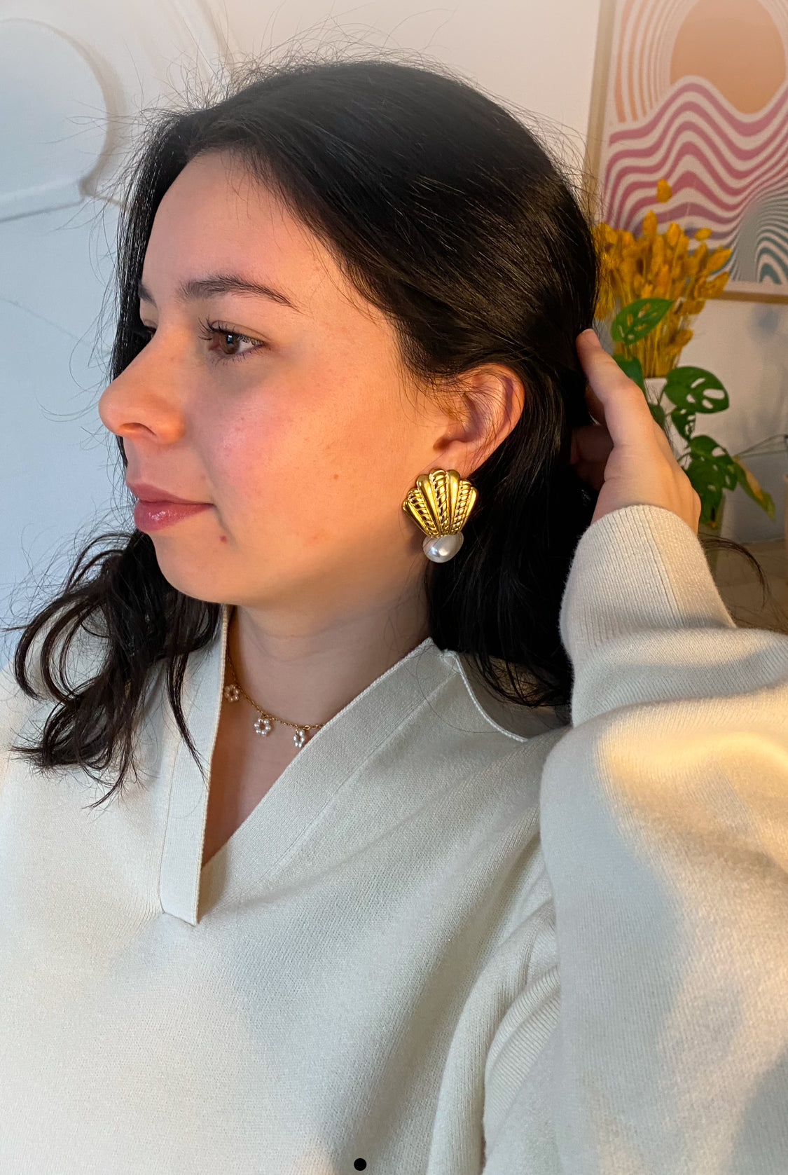 Camilla | boucles d’oreilles coquillage