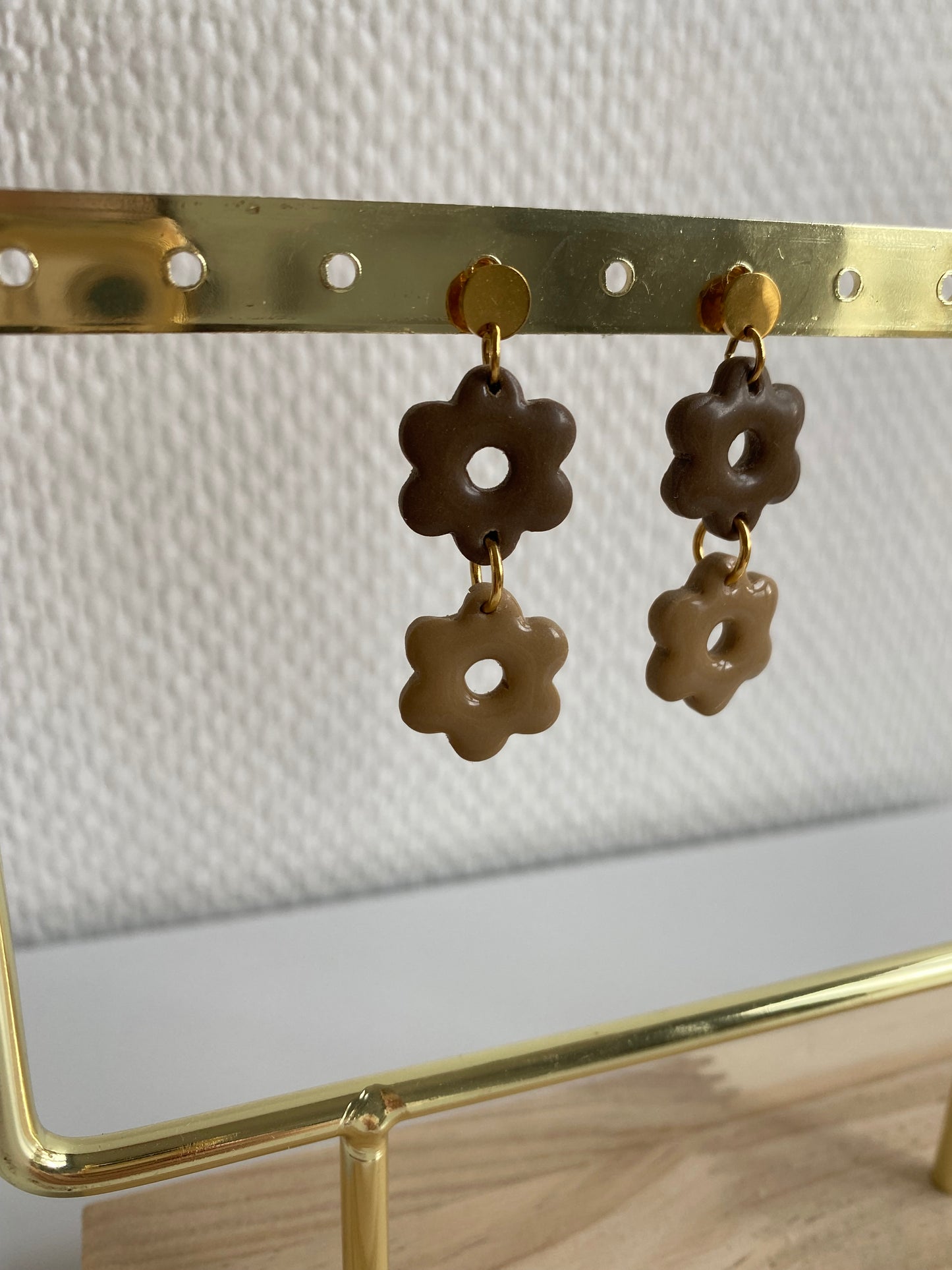 Hyacinthe I Boucles d'oreilles 2 fleurs