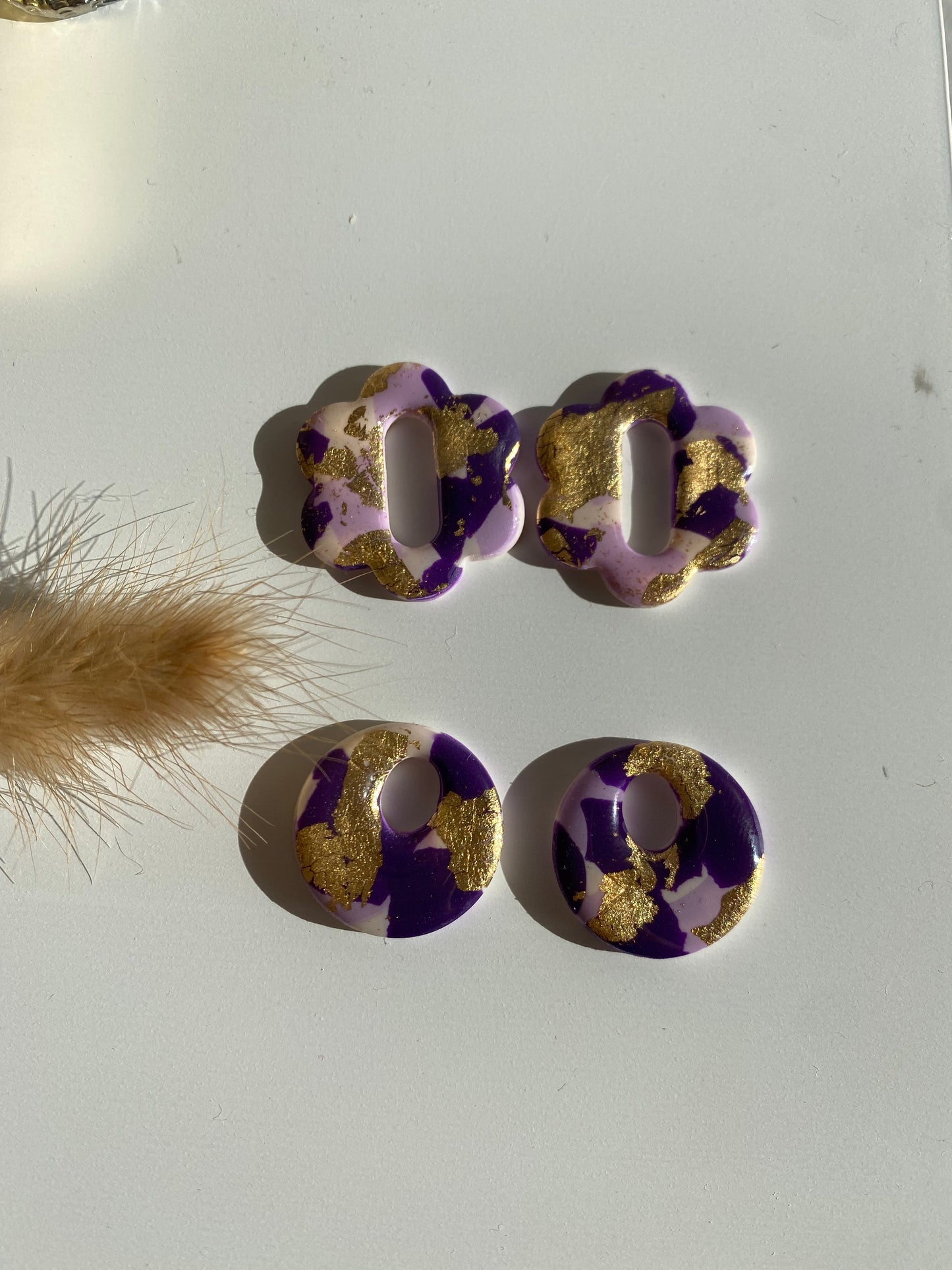 Loubna | breloques interchangeables piéces unique ( vendues par paires sans créoles )