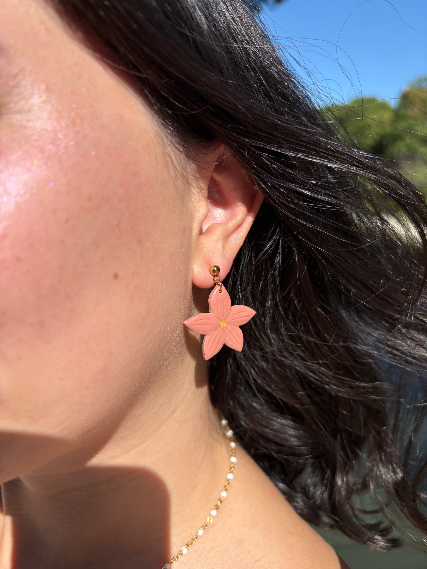Aude I Boucles d'oreilles fleurs