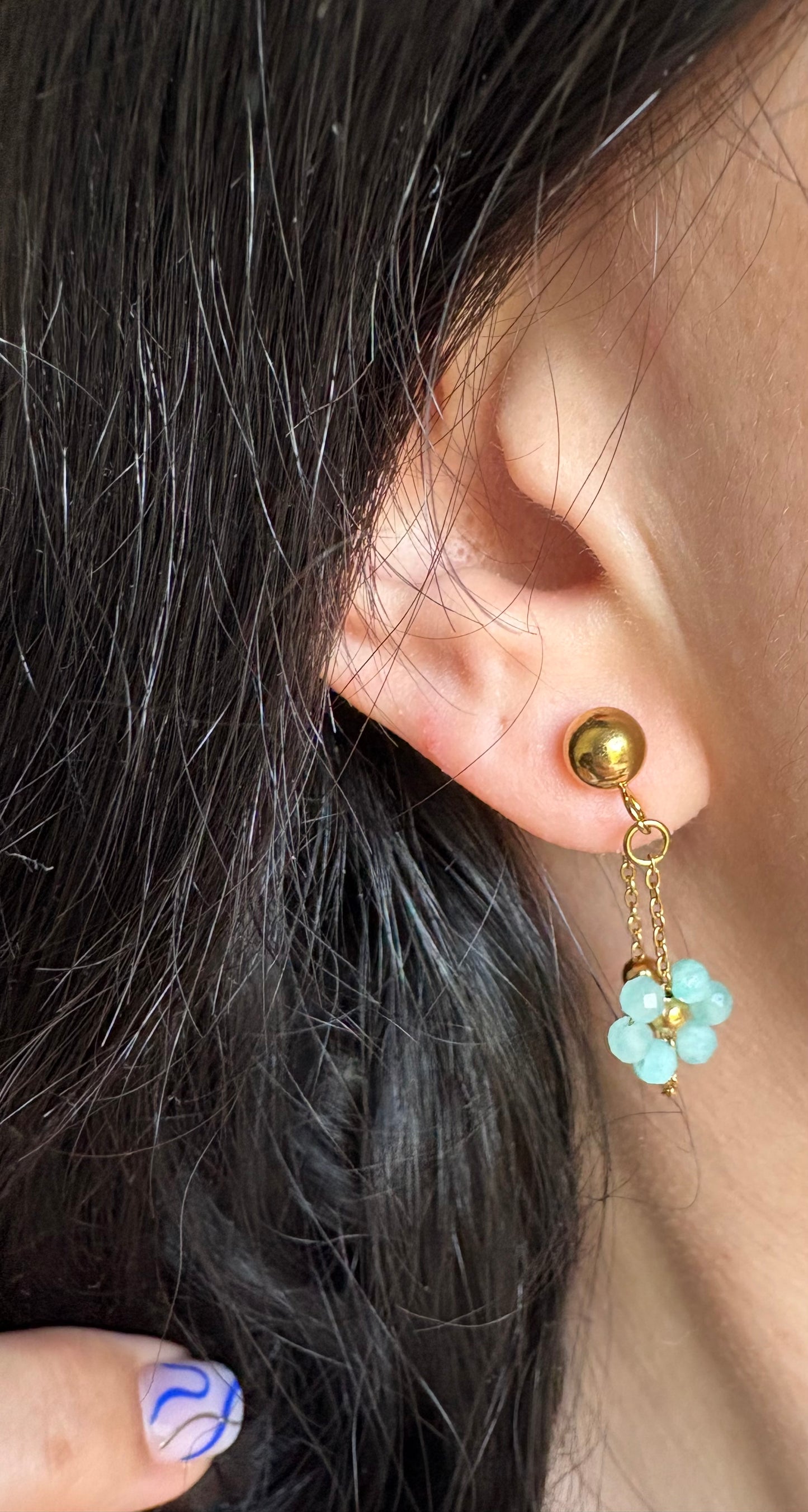 Elise I Boucles d'oreilles fleurs