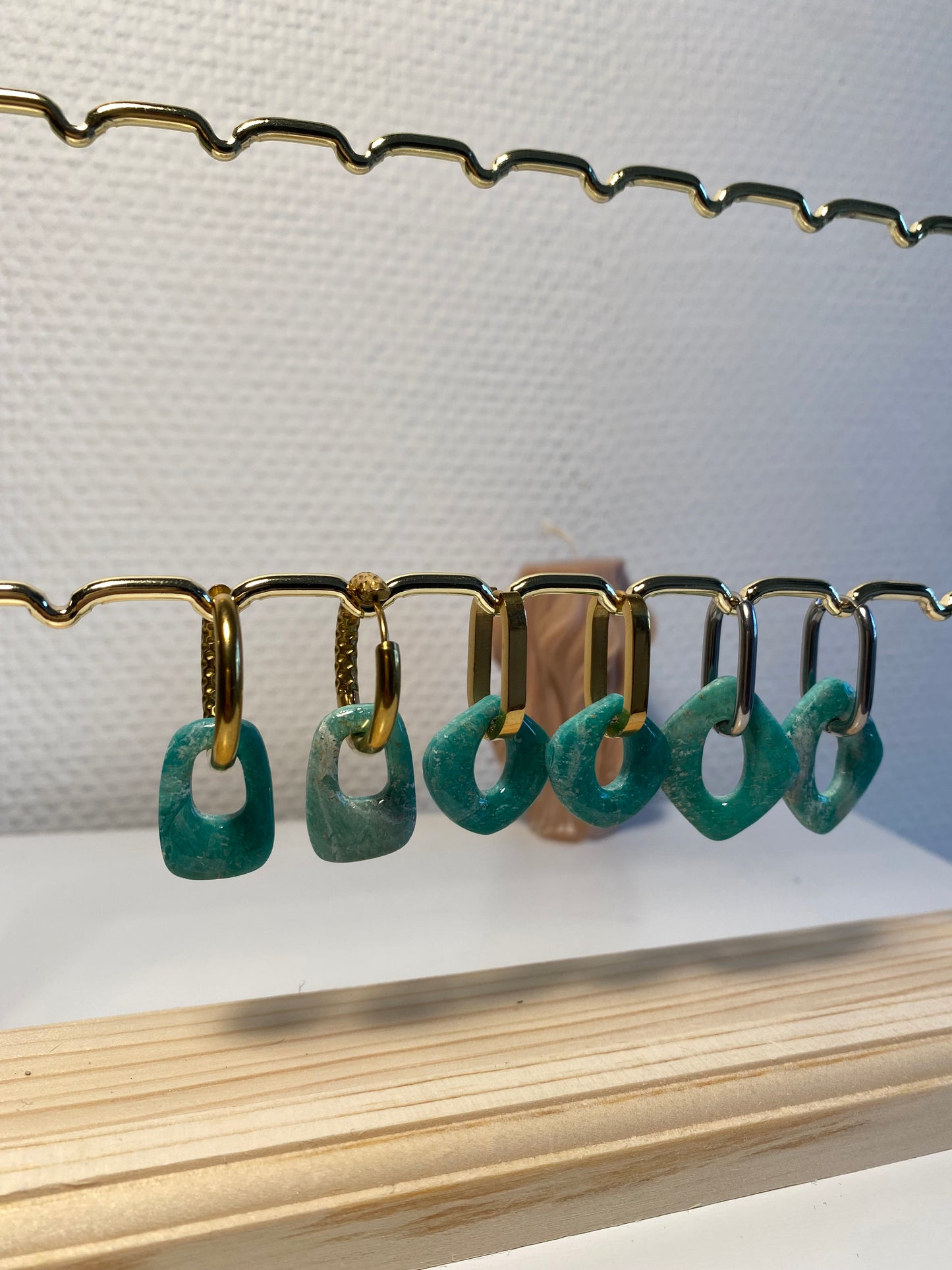 Lauryne I breloques interchangeables inspiration pierre ( sans créoles )