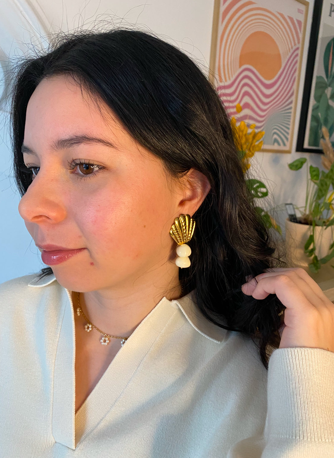 Shella | boucles d’oreilles coquillage