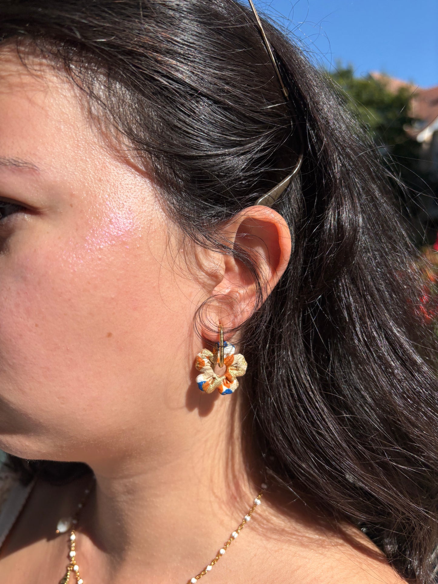 Lina I Breloques interchangeables fleurs ( sans créoles )