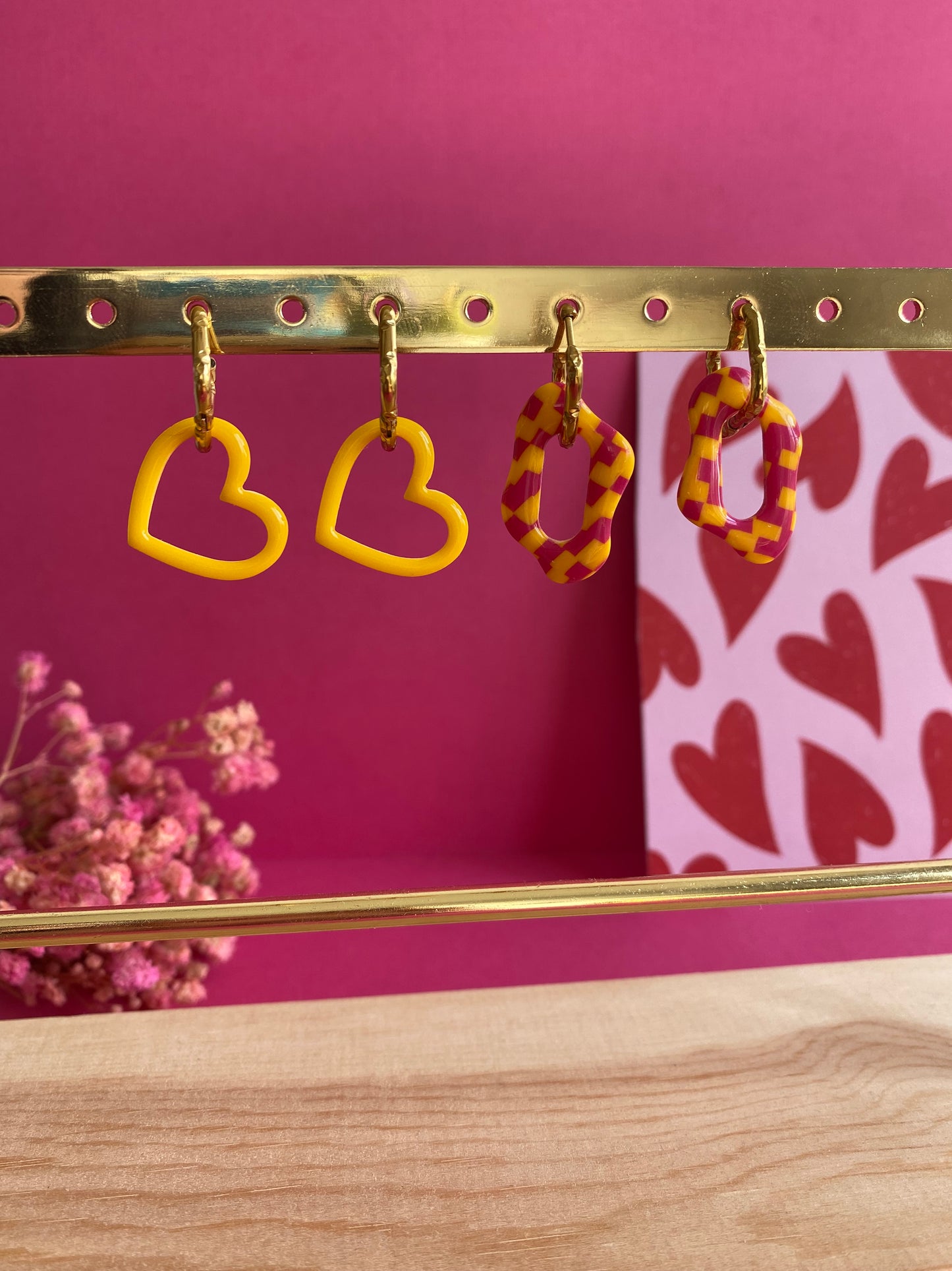 Marie | créoles carrées martelées