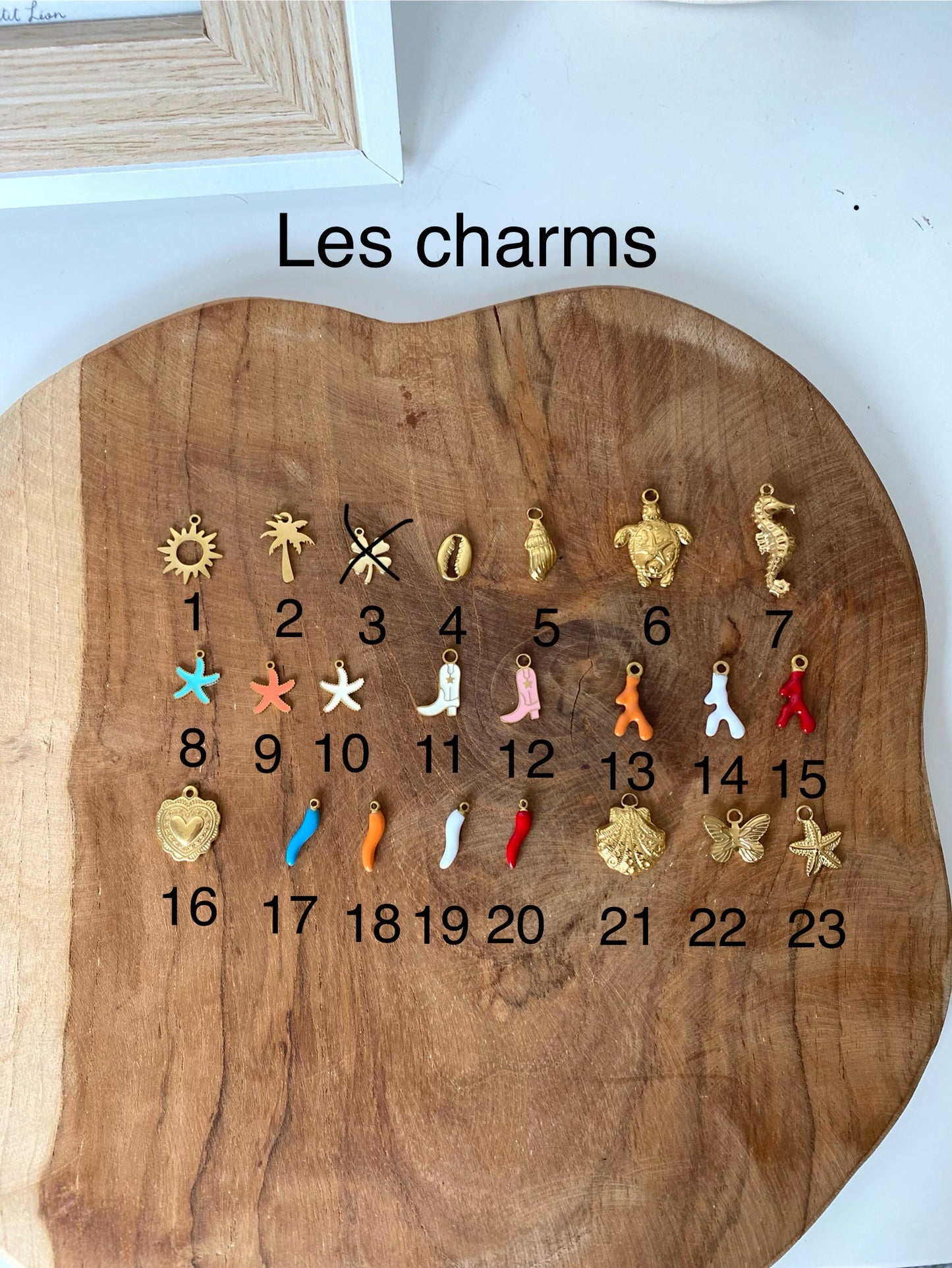 Oria I Collier personnalisé 3 charms