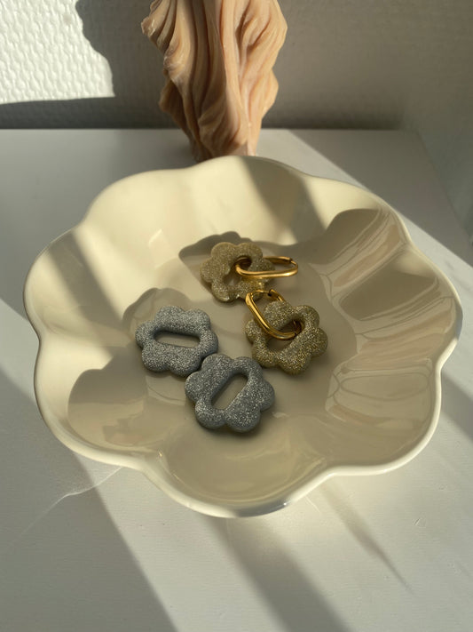 Laure I Fleurs interchangeables brillante ( sans créoles )