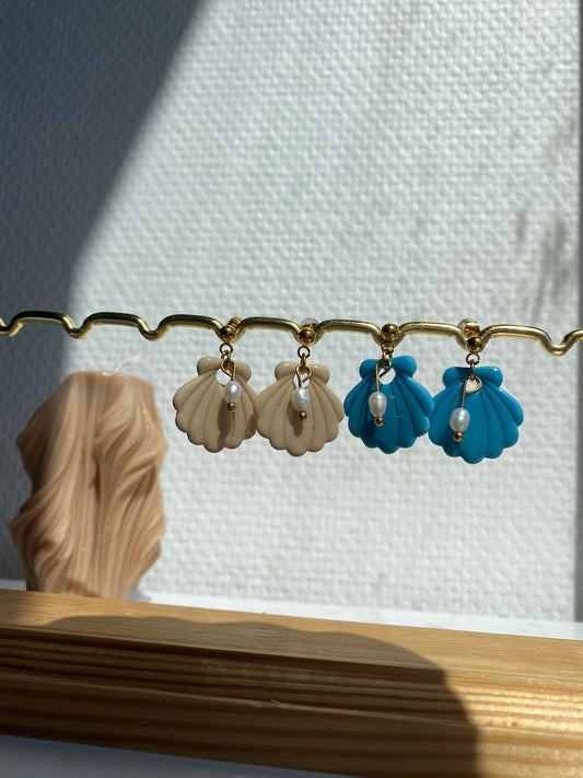 Nerina I Boucles d'oreilles coquillage