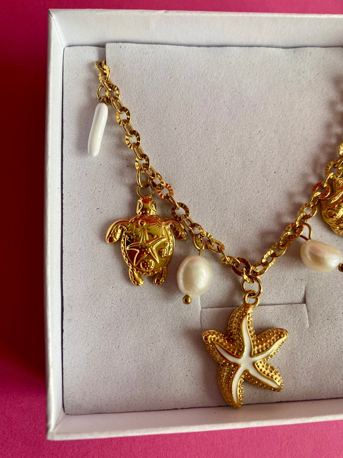 Collier étoile de mer - pièce unique