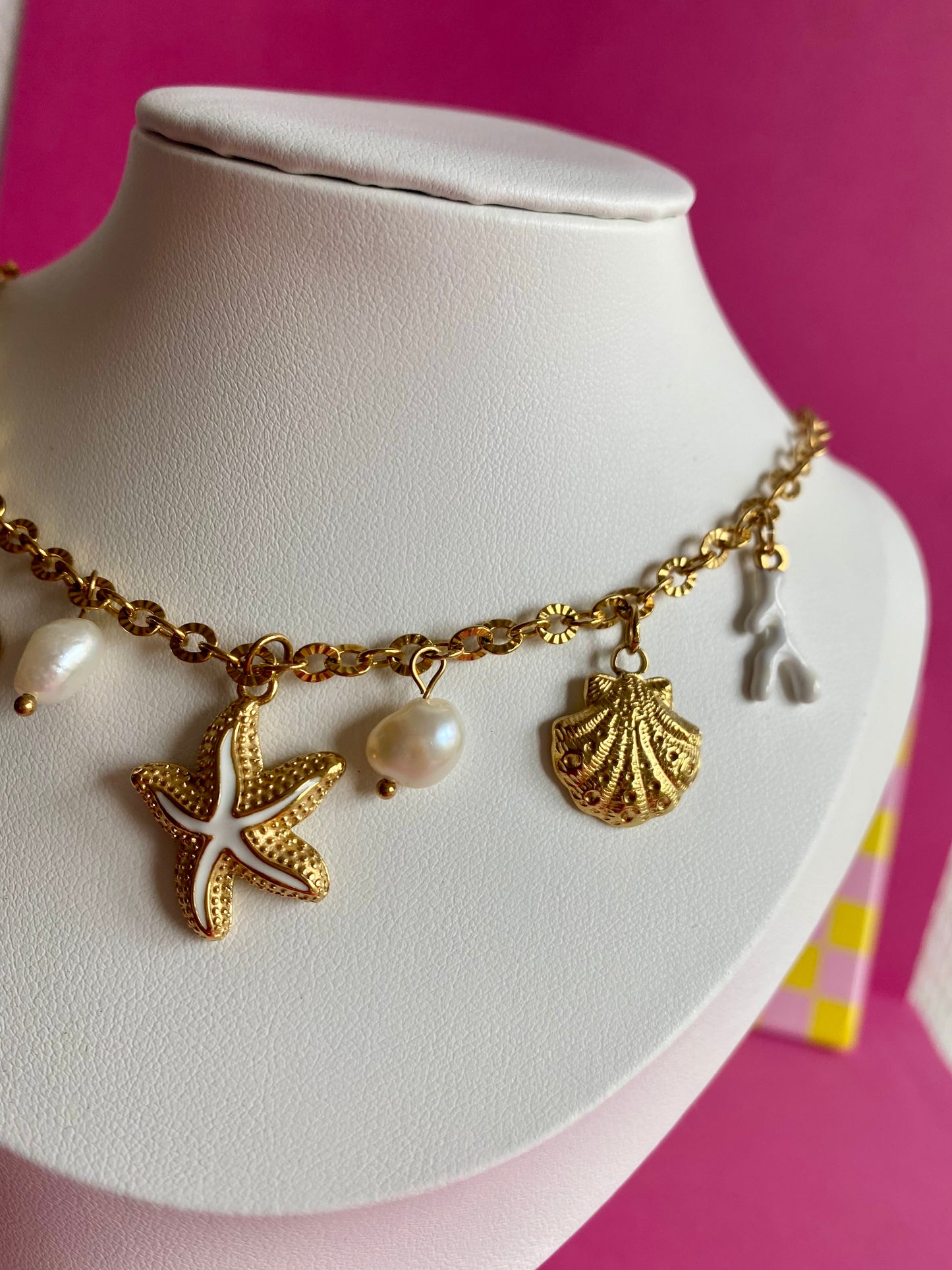 Collier étoile de mer - pièce unique