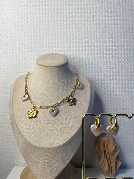 Coffret collier Coraline et boucles d'oreilles
