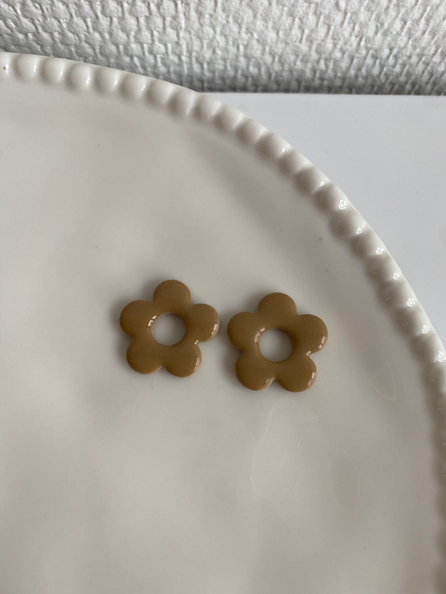Violette I Breloques fleurs unies ( sans créoles )