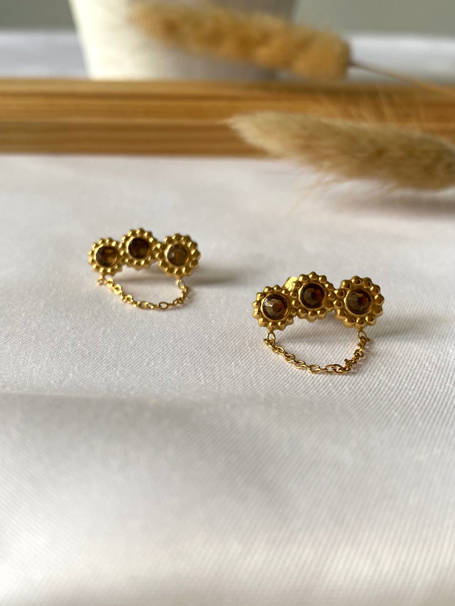 Maria | Boucles d’oreilles à strass