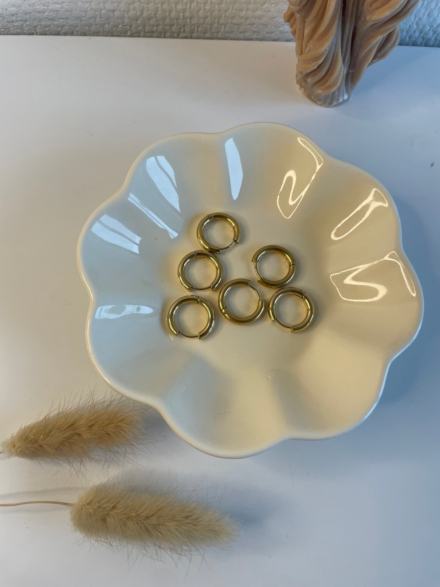 Sarah I créoles ronde épaisse