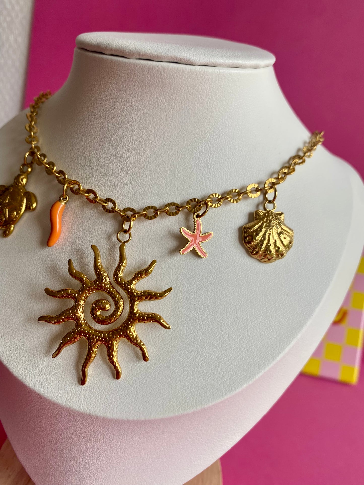Collier soleil - pièce unique