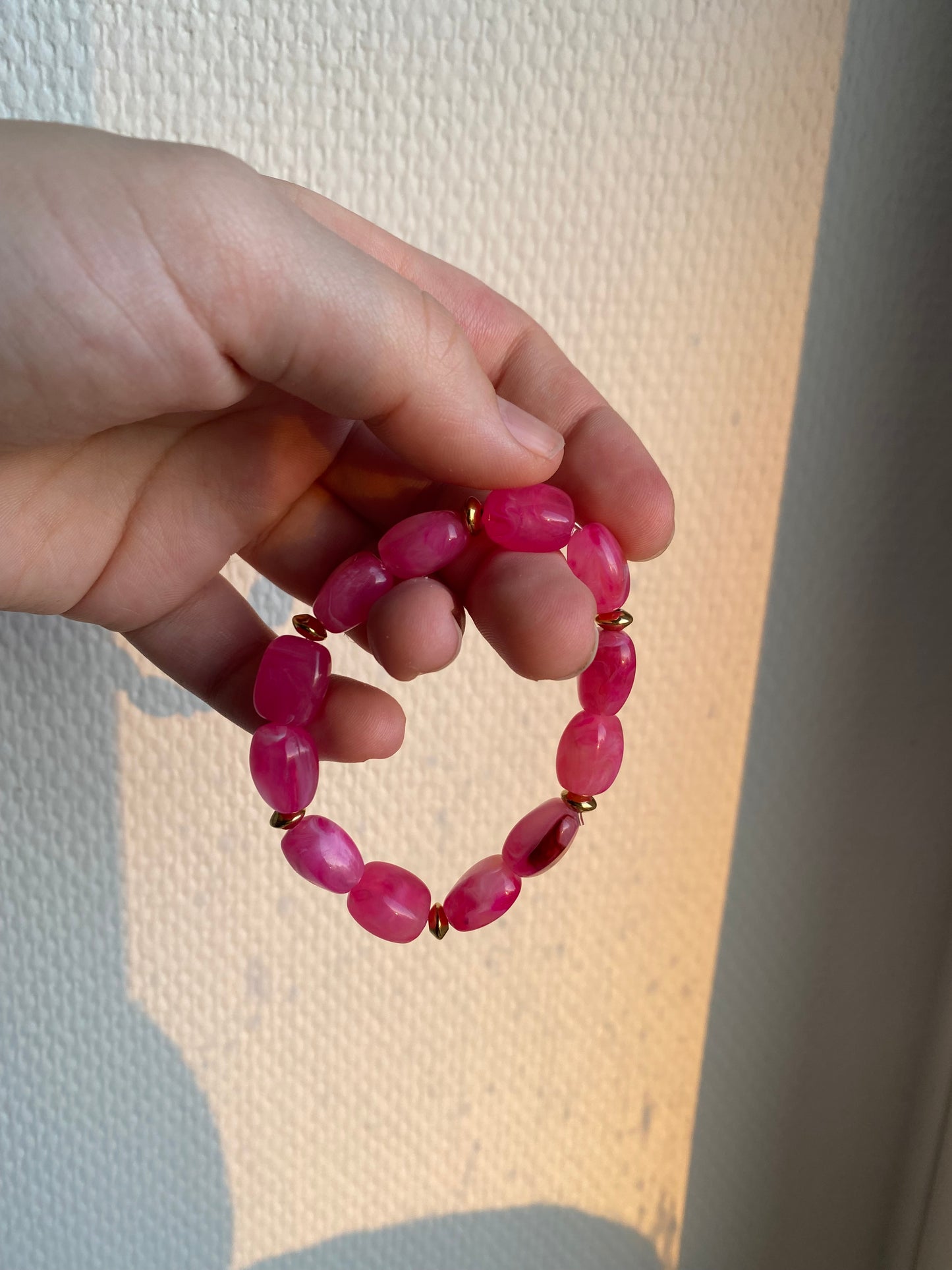 Garance I Bracelet perles acrylique ( 8 coloris )