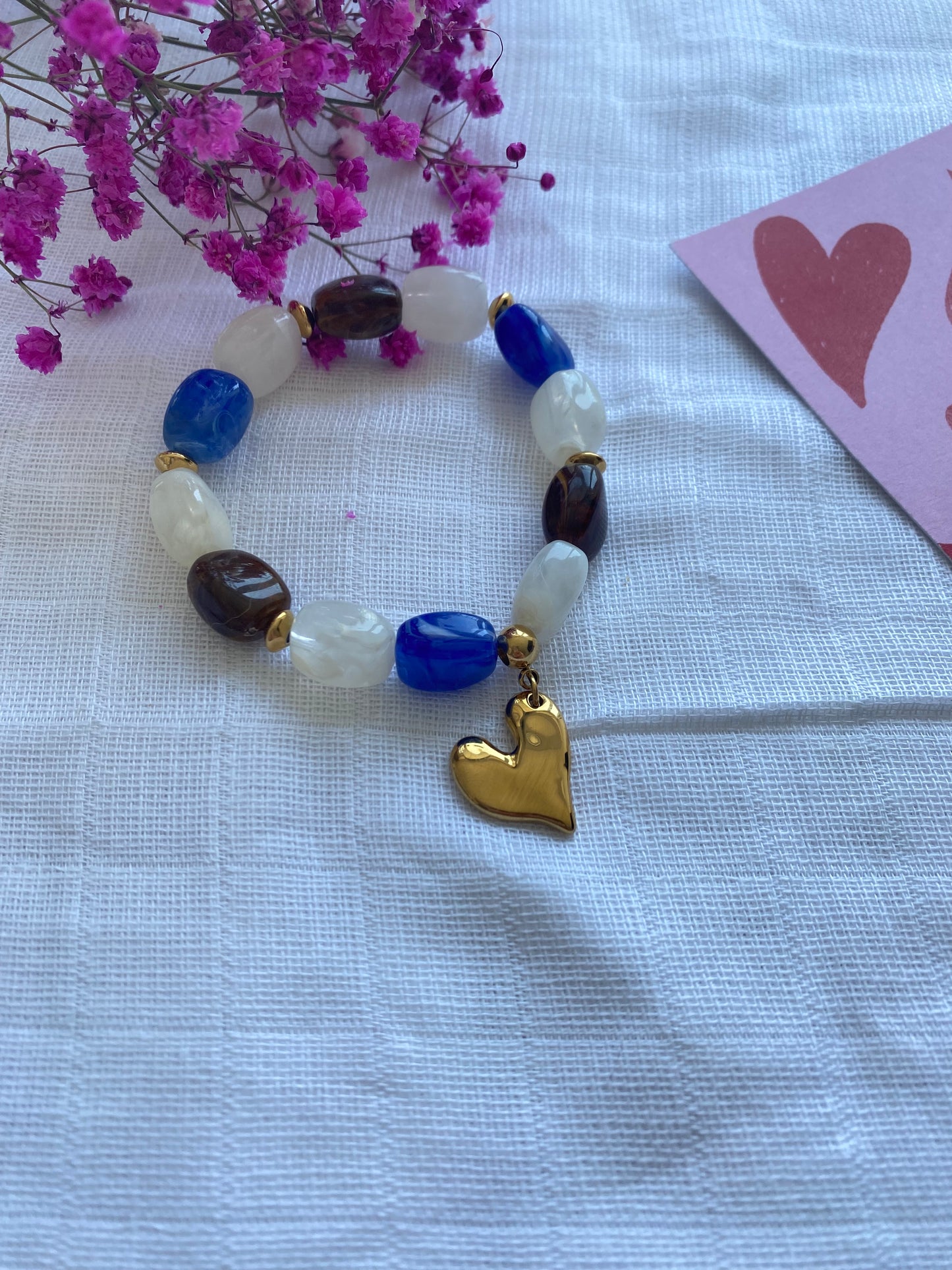 Lua - bracelet élastique coloré