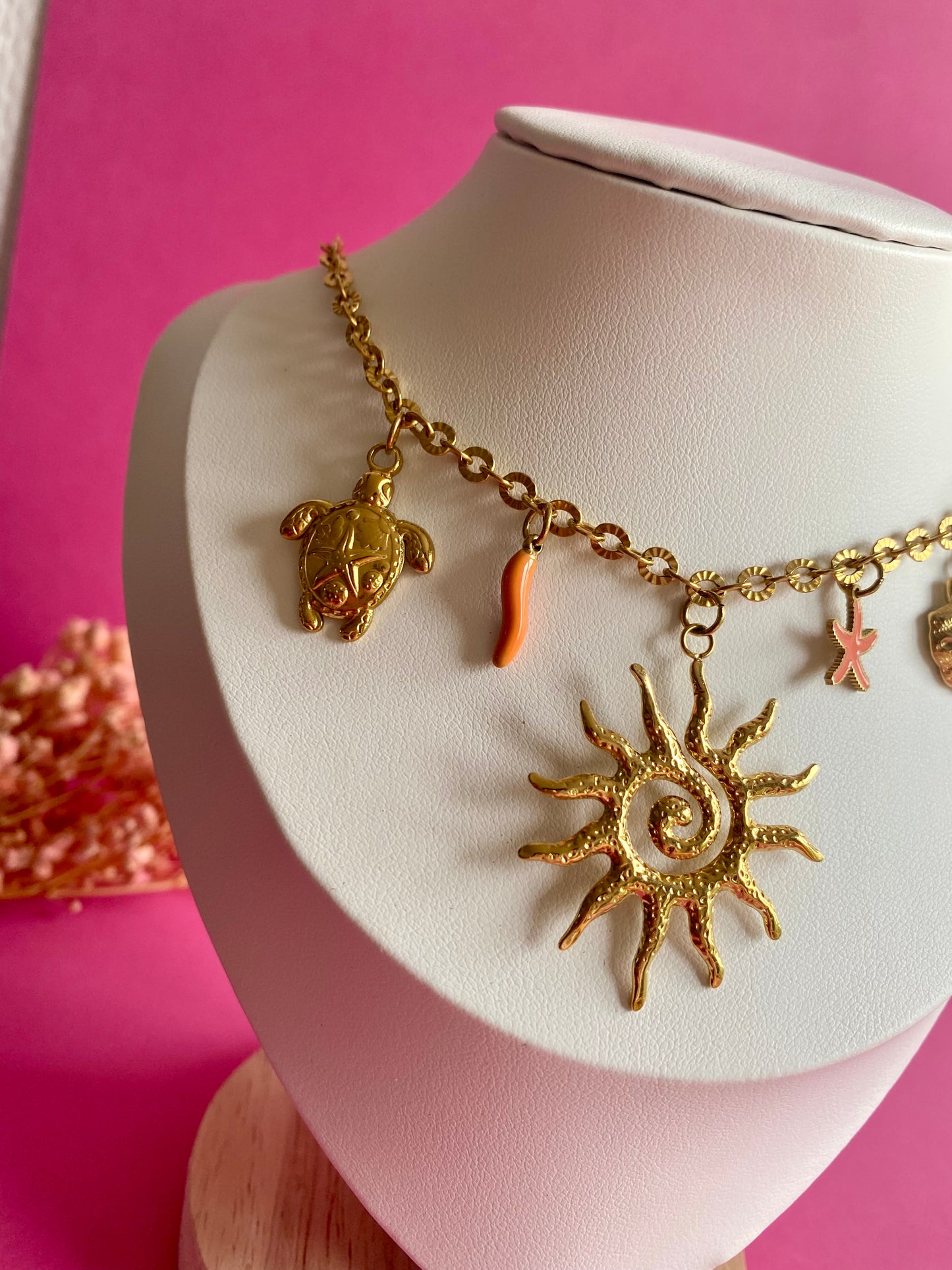 Collier soleil - pièce unique
