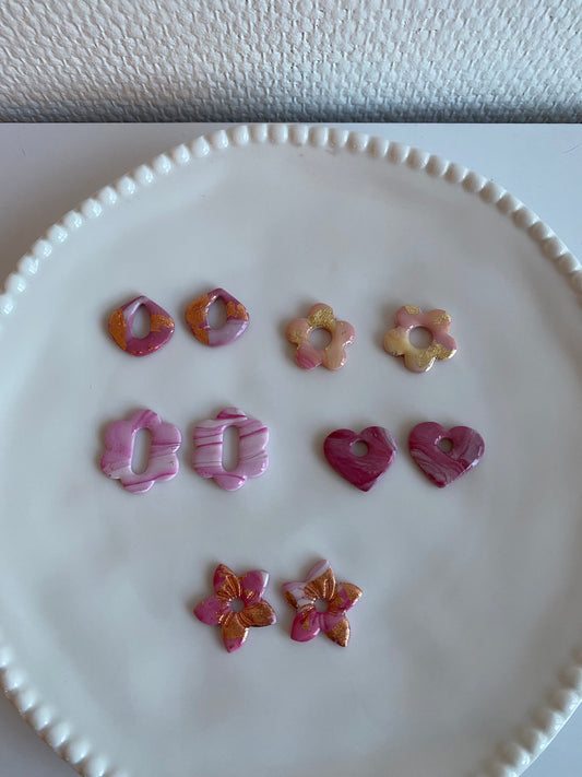 Box pampilles interchangeables rose