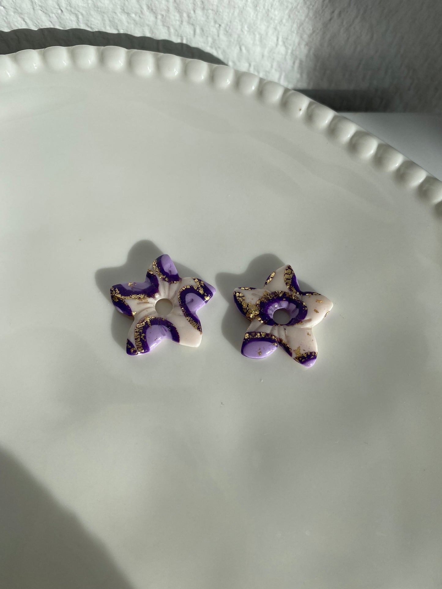 Pénélope I Fleurs interchangeable colorés ( sans créoles )