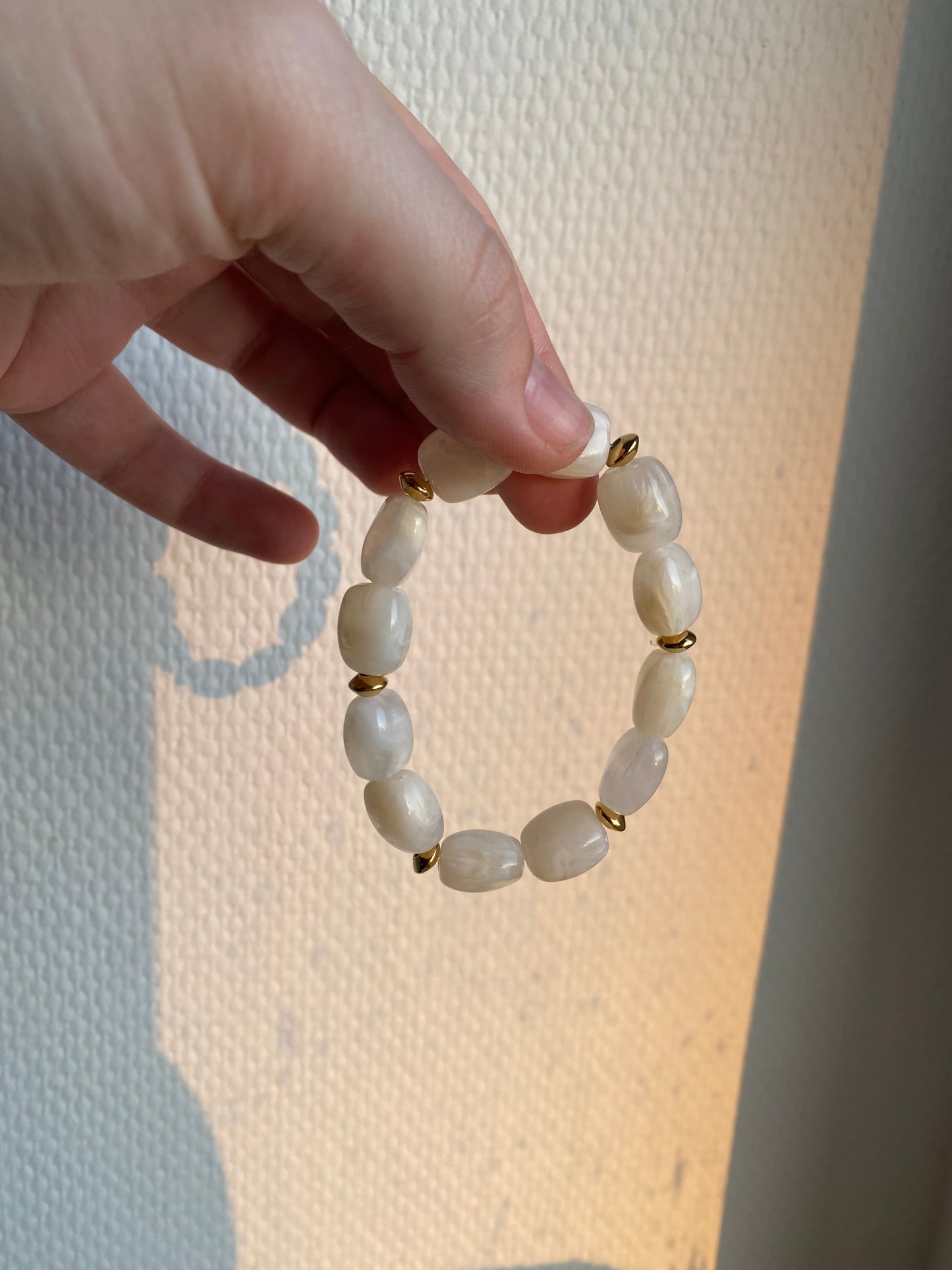 Garance I Bracelet perles acrylique ( 8 coloris )