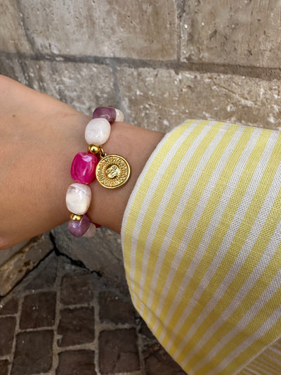 Lua - bracelet élastique coloré