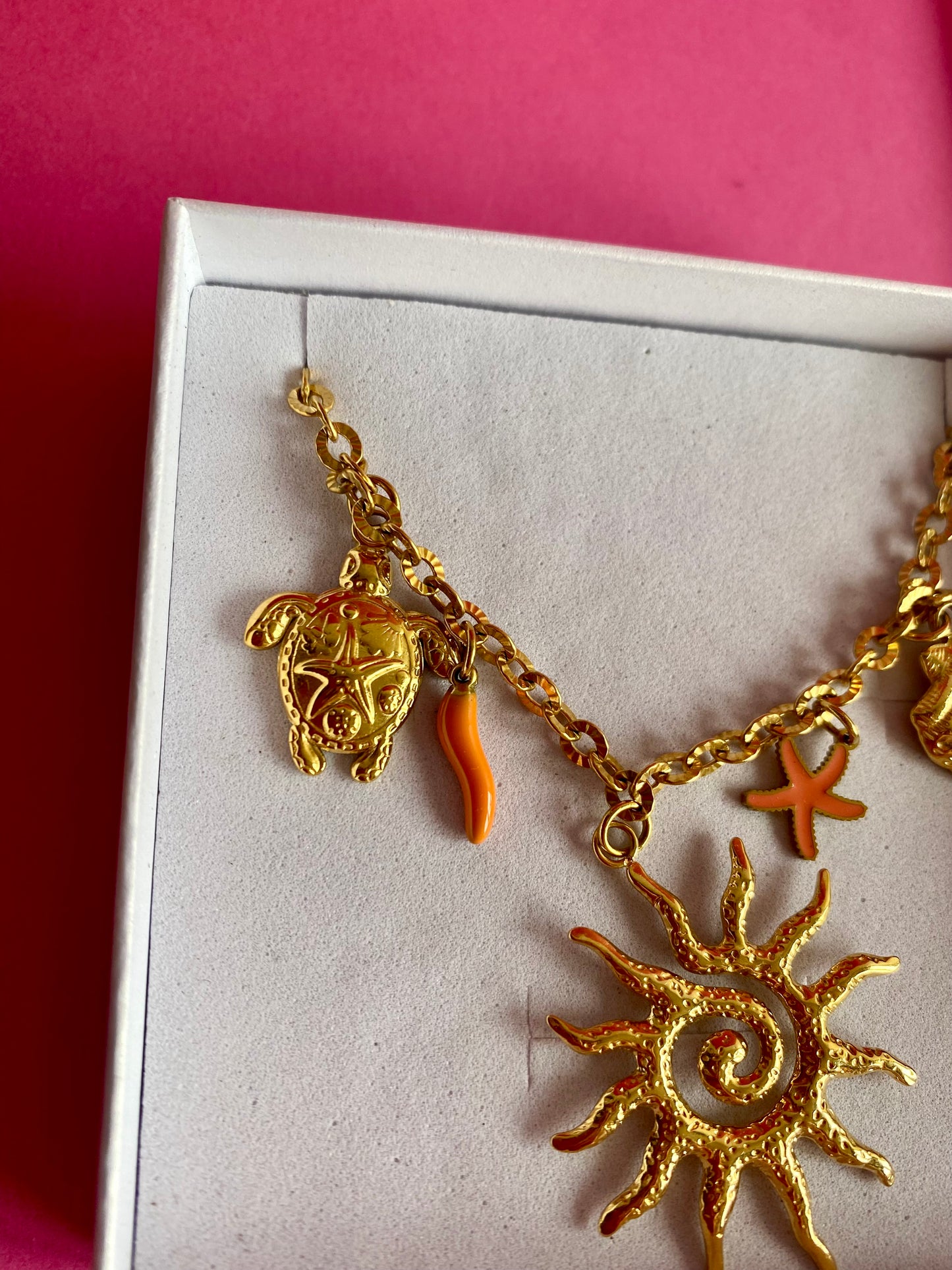 Collier soleil - pièce unique