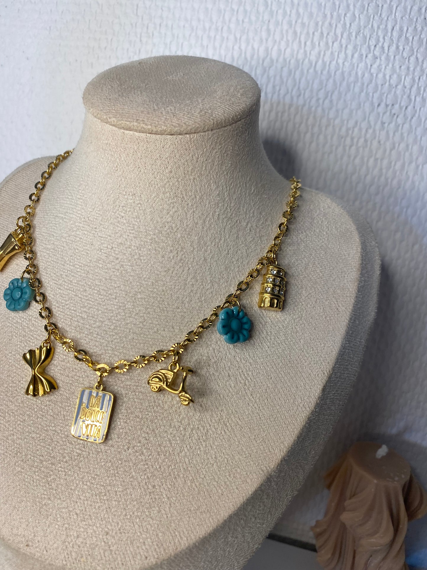 Italia | Collier multi charms