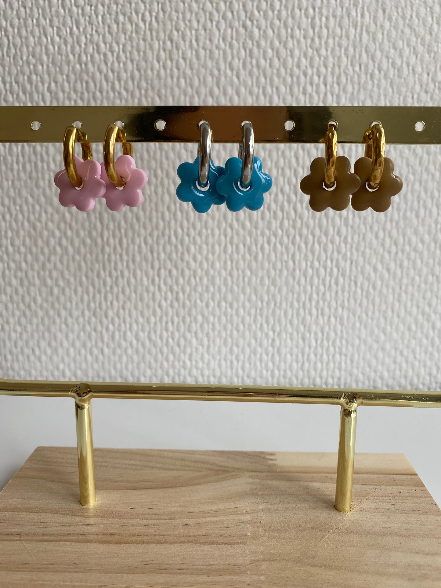 Mini Violette I Breloques fleurs unies ( sans créoles )