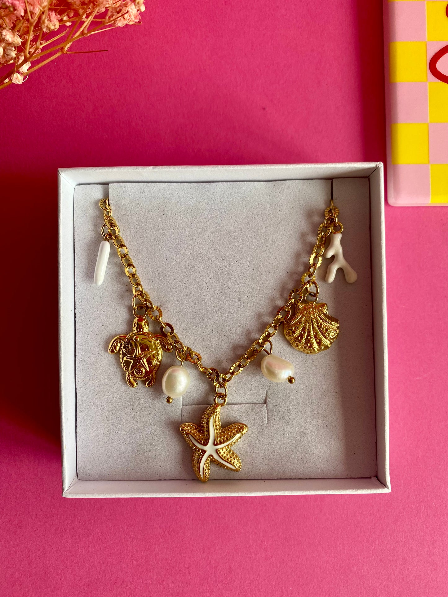 Collier étoile de mer - pièce unique