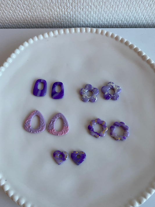 Box pampilles interchangeables violettes