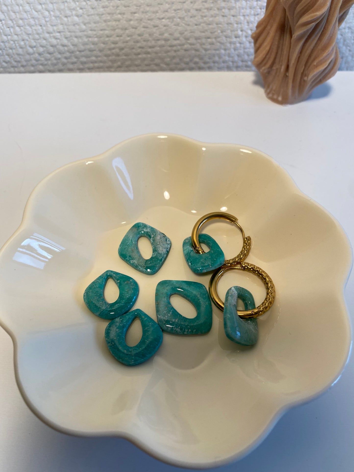 Lauryne I breloques interchangeables inspiration pierre ( sans créoles )