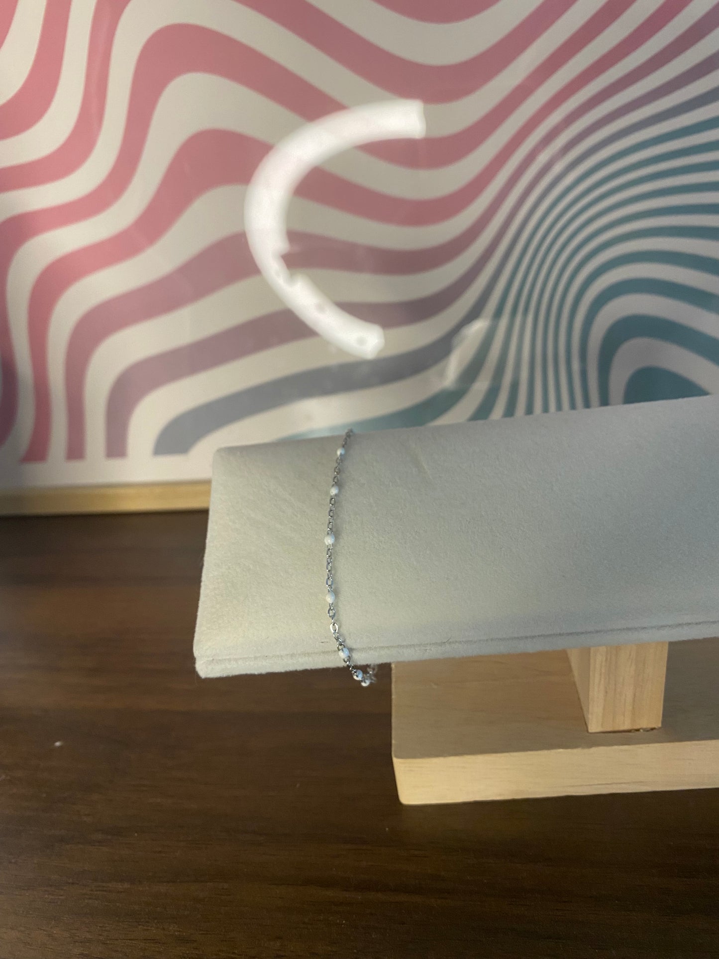 Bracelet minimaliste blanc