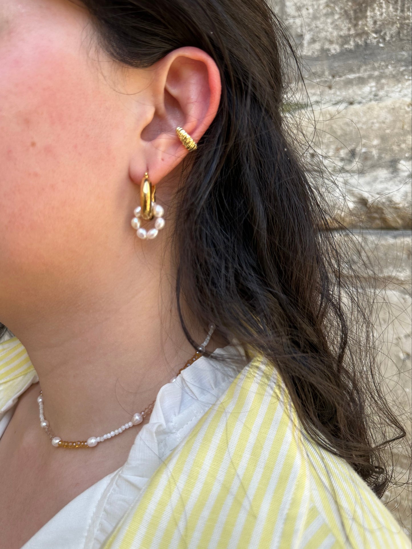 Alba - collier perles fin