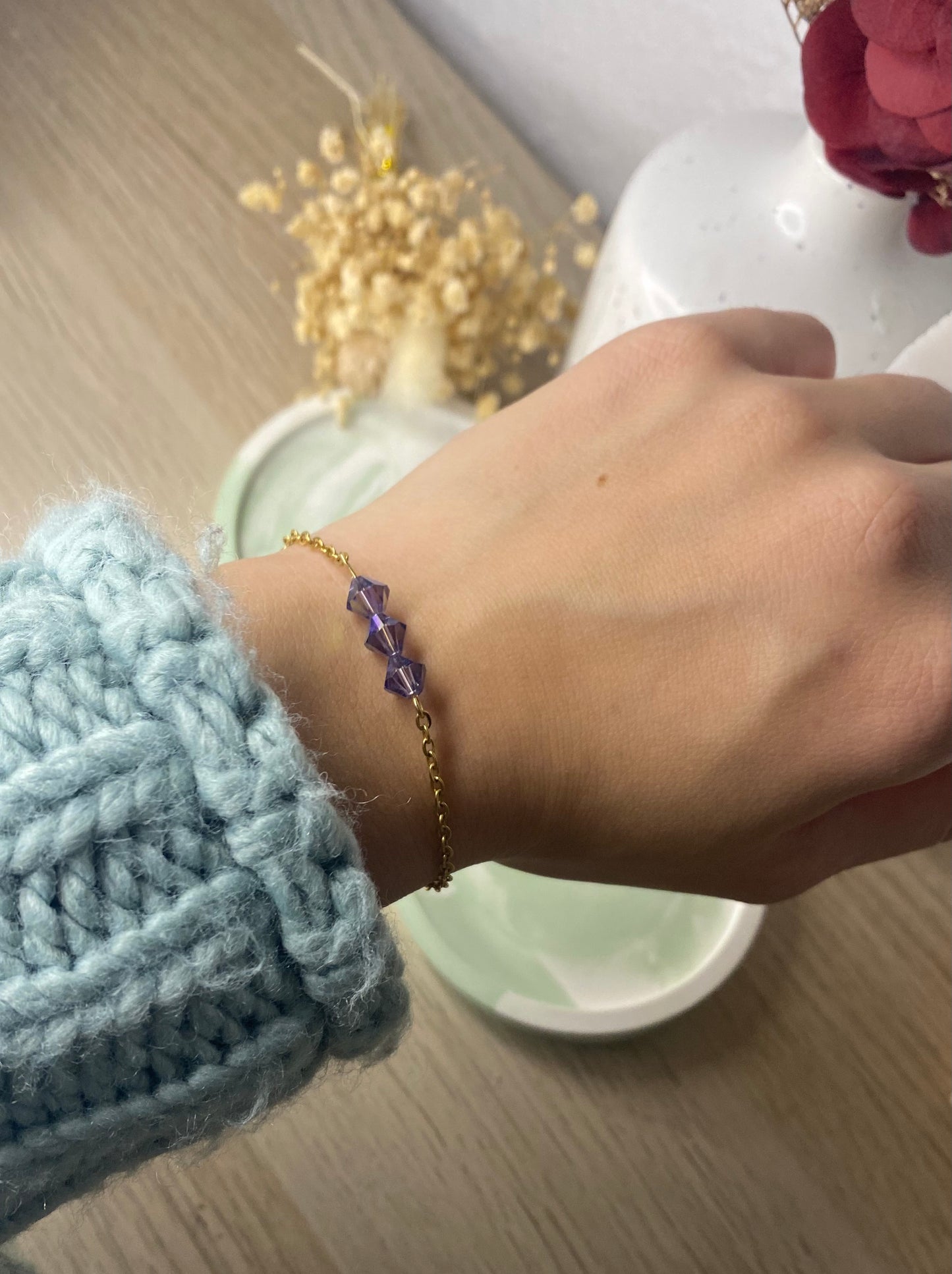 Gemma I Bracelet perles fait main