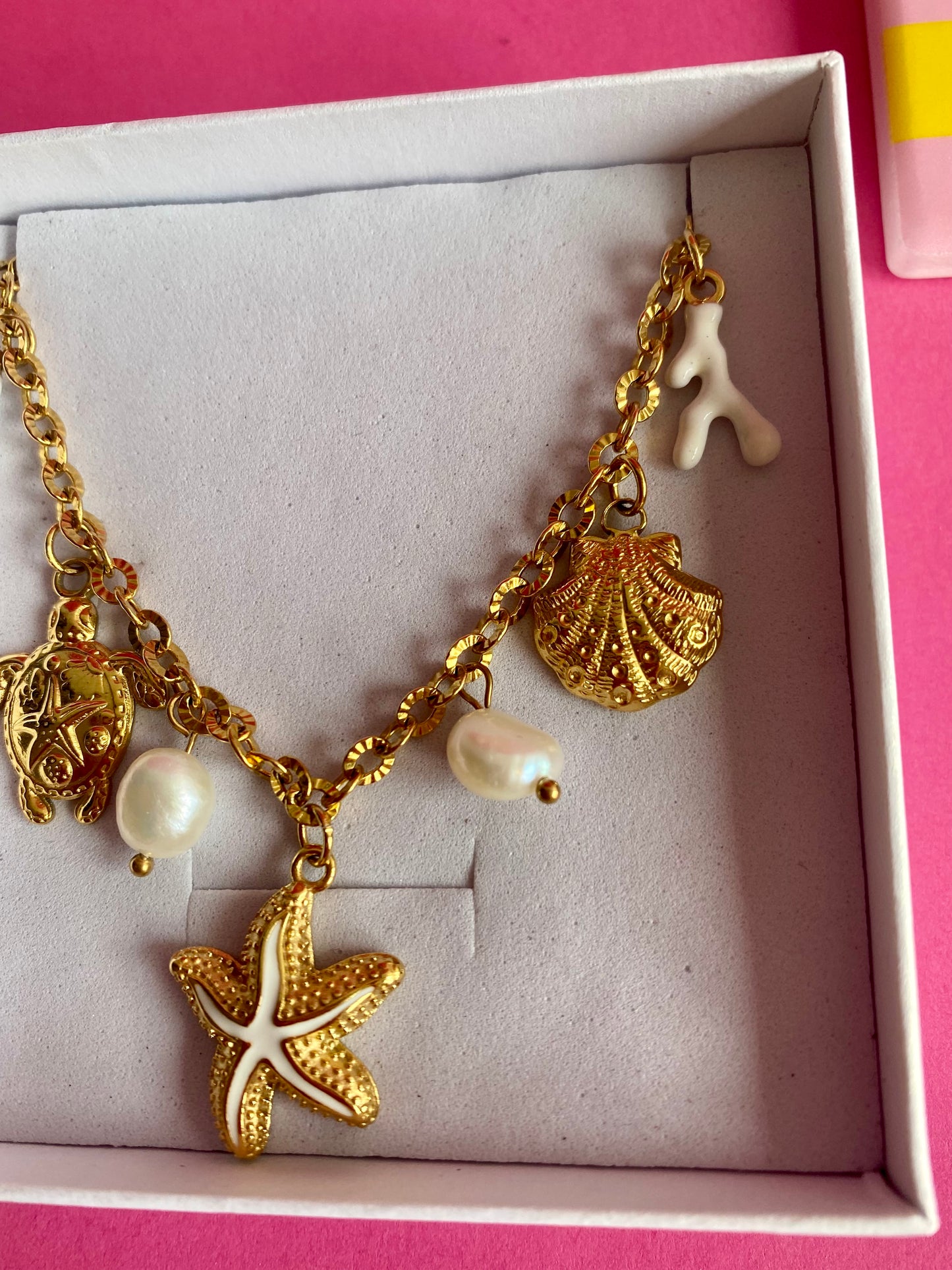 Collier étoile de mer - pièce unique
