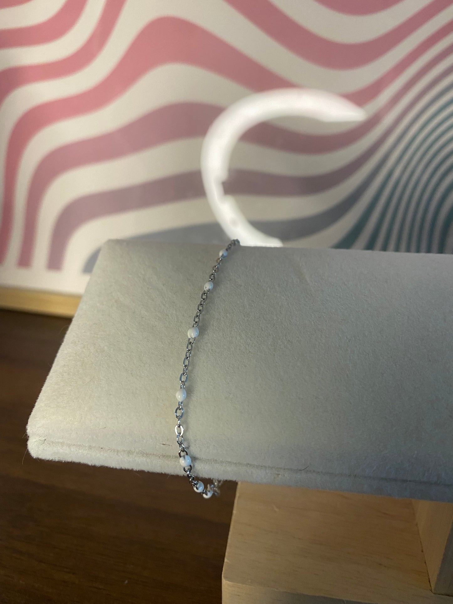 Bracelet minimaliste blanc