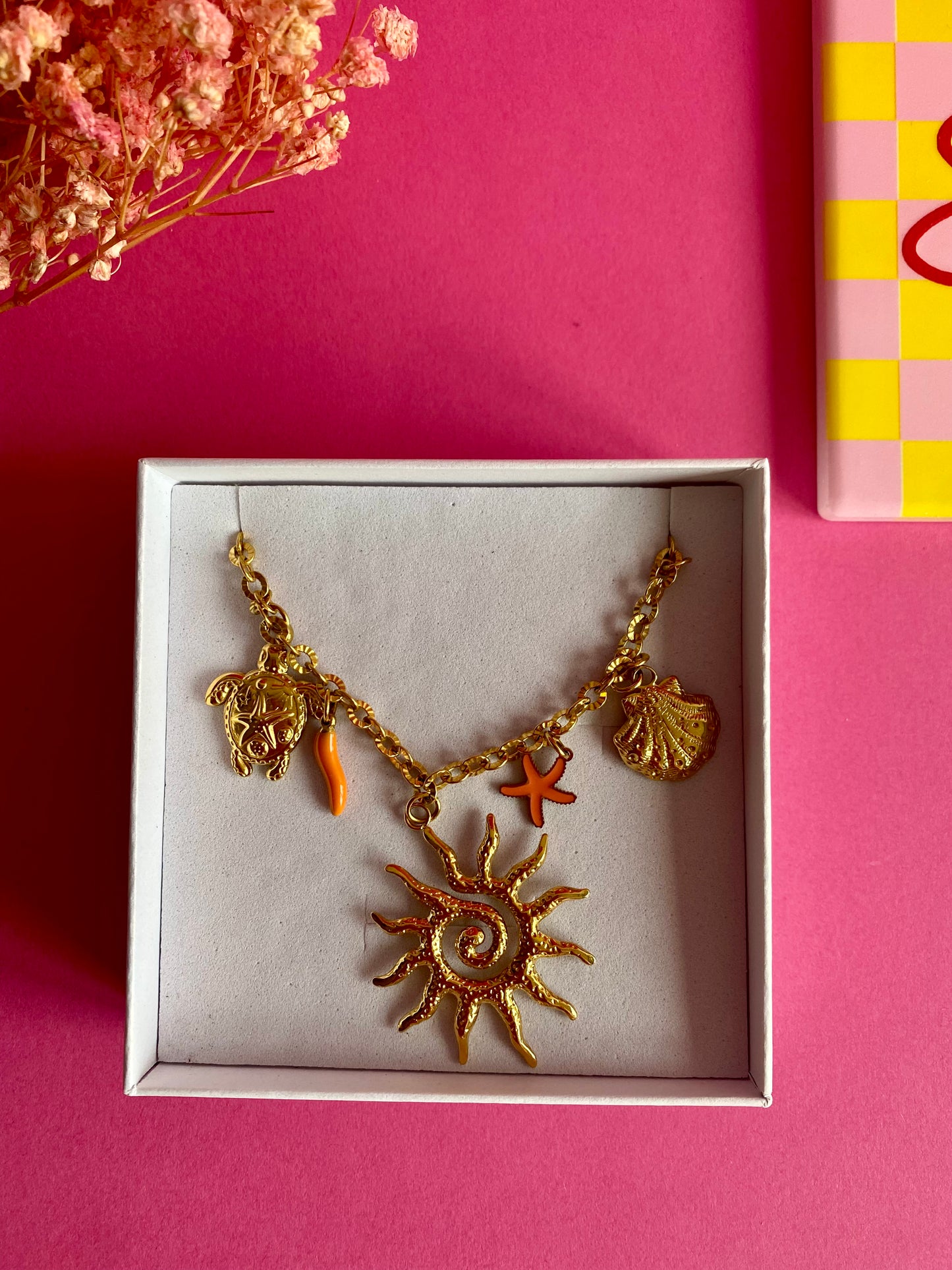 Collier soleil - pièce unique