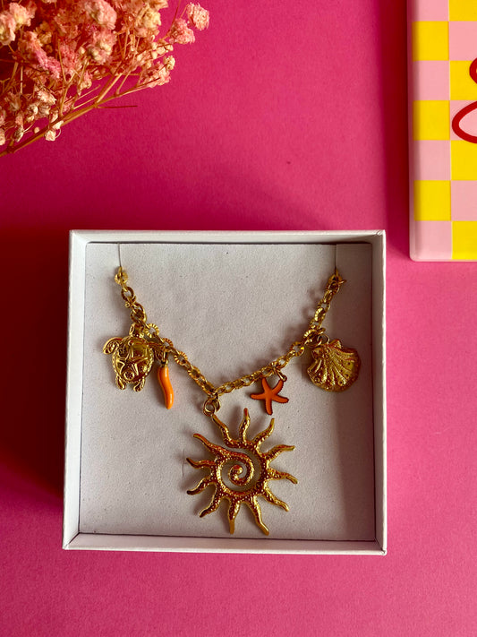 Collier soleil - pièce unique