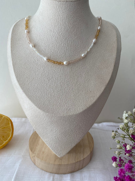 Alba - collier perles fin