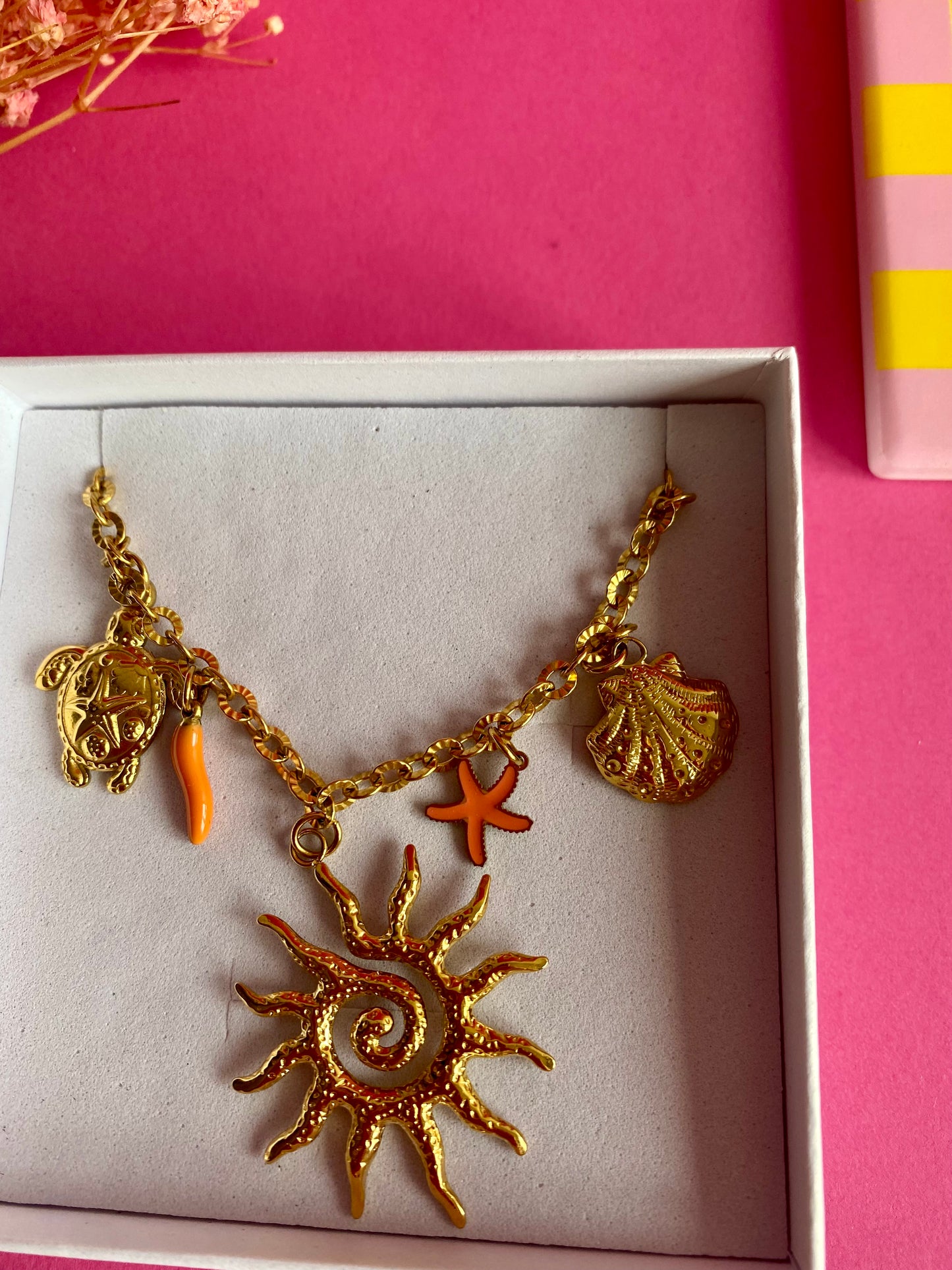 Collier soleil - pièce unique